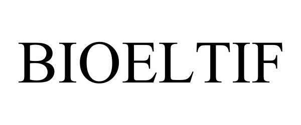 Trademark Logo BIOELTIF