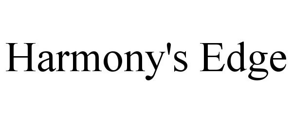 Trademark Logo HARMONY'S EDGE