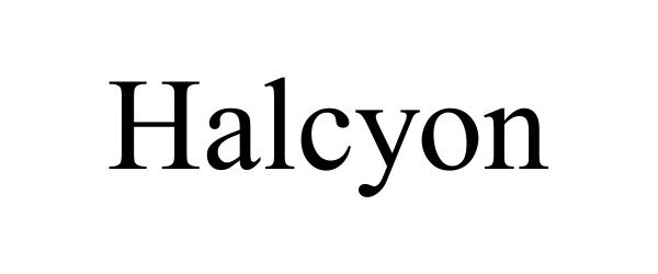 Trademark Logo HALCYON