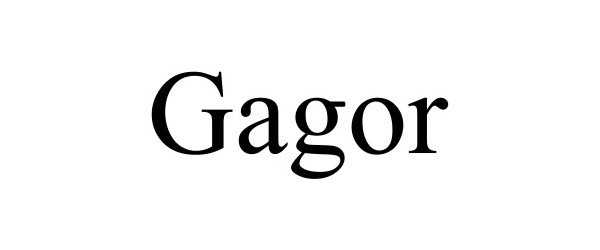 Trademark Logo GAGOR