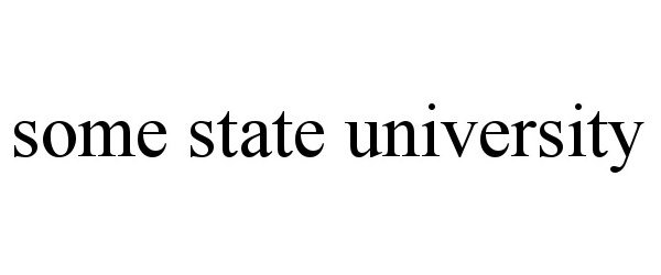  SOME STATE UNIVERSITY