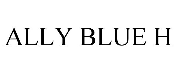  ALLY BLUE H