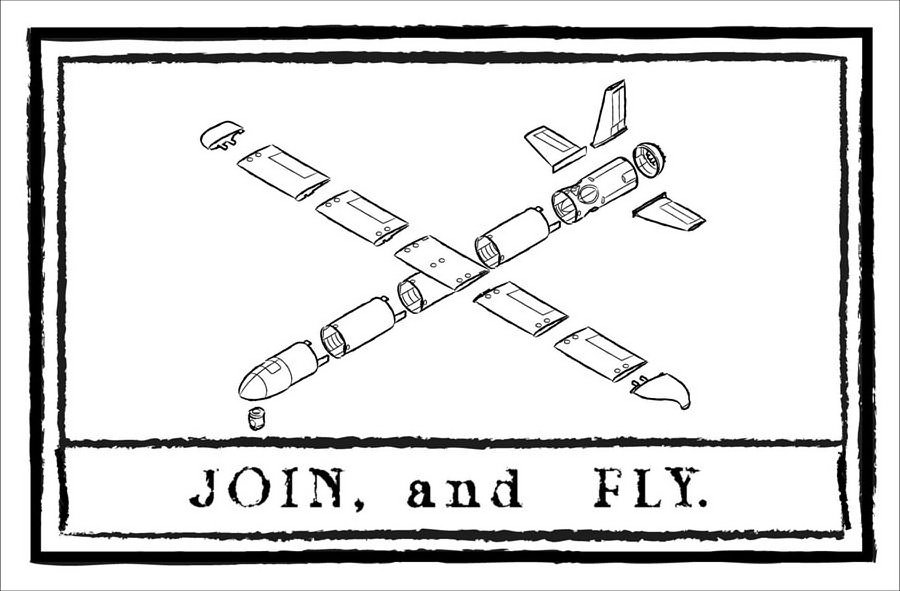  JOIN, AND FLY.