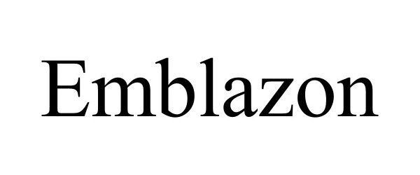 Trademark Logo EMBLAZON