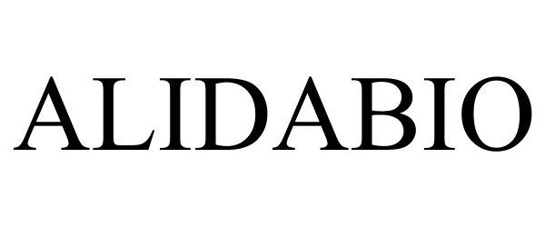 Trademark Logo ALIDABIO