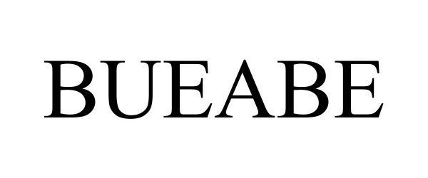 Trademark Logo BUEABE