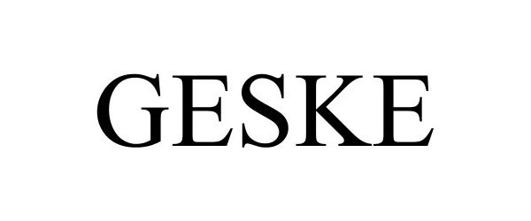 Trademark Logo GESKE