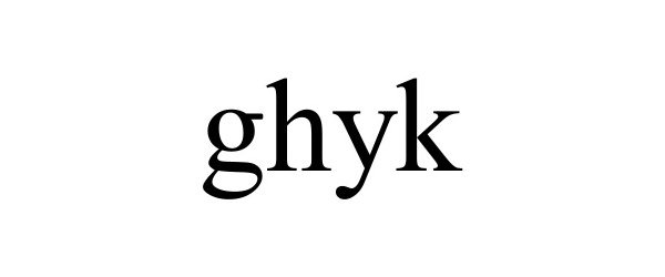  GHYK