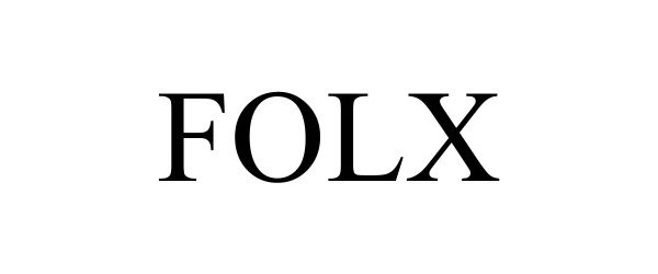 Trademark Logo FOLX