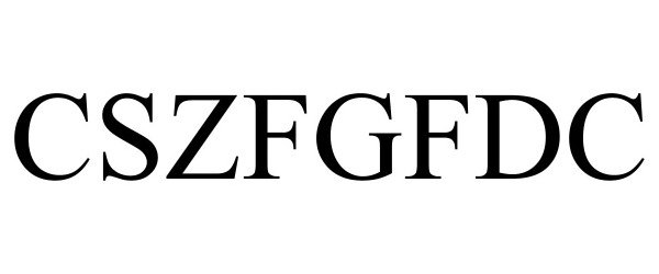 Trademark Logo CSZFGFDC