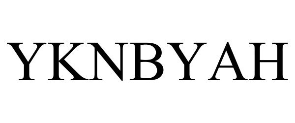 Trademark Logo YKNBYAH