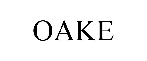 Trademark Logo OAKE