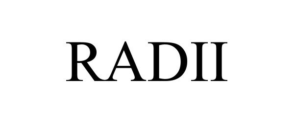 Trademark Logo RADII