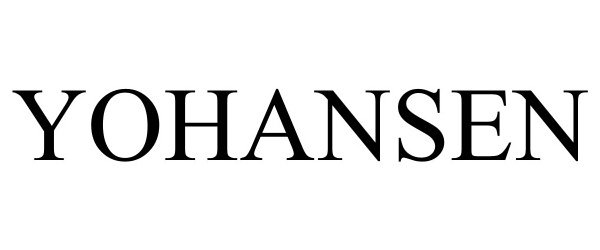 Trademark Logo YOHANSEN