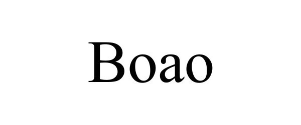 Trademark Logo BOAO