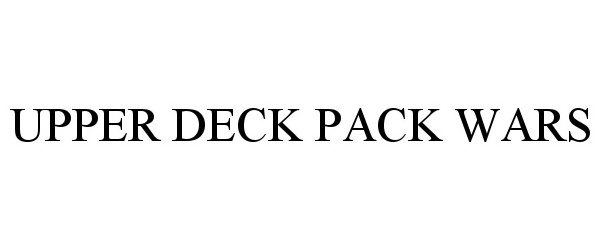 Trademark Logo UPPER DECK PACK WARS