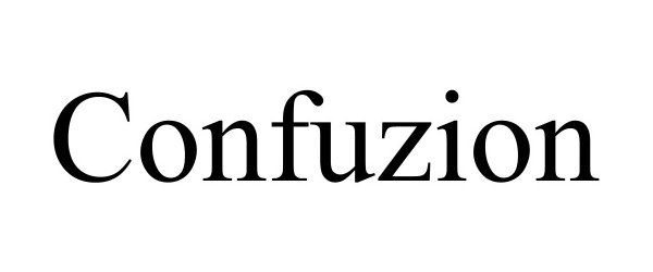 Trademark Logo CONFUZION