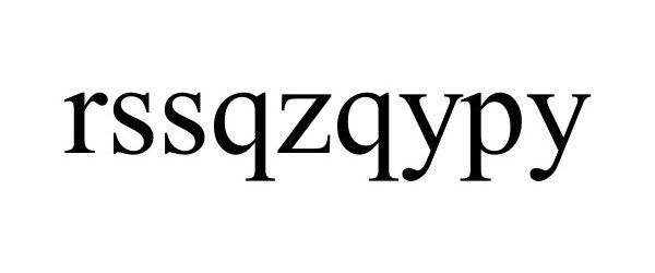  RSSQZQYPY