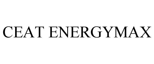 Trademark Logo CEAT ENERGYMAX