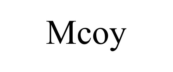  MCOY