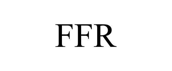 Trademark Logo FFR