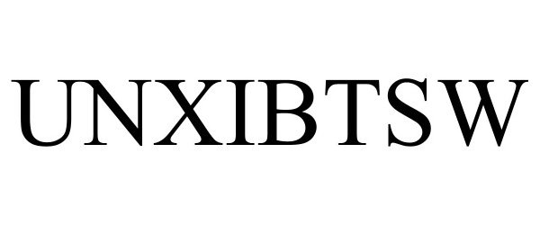 Trademark Logo UNXIBTSW