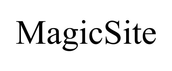 Trademark Logo MAGICSITE