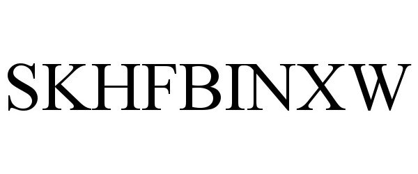 Trademark Logo SKHFBINXW