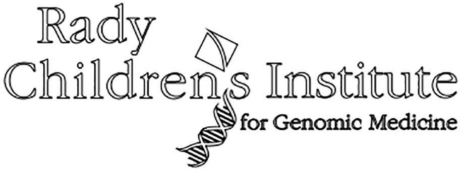 Trademark Logo RADY CHILDRENS INSTITUTE FOR GENOMIC MEDICINE