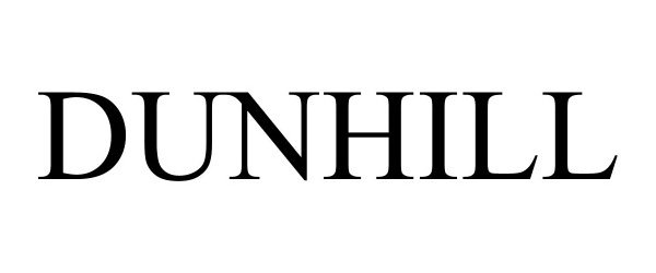 Trademark Logo DUNHILL