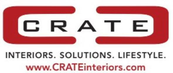Trademark Logo CRATE INTERIORS. SOLUTIONS. LIFESTYLE. WWW.CRATEINTERIORS.COM