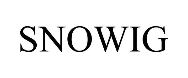 Trademark Logo SNOWIG