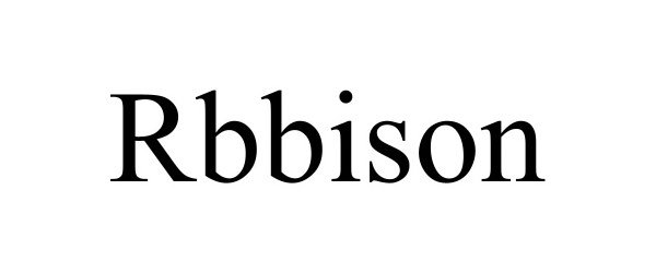 Trademark Logo RBBISON