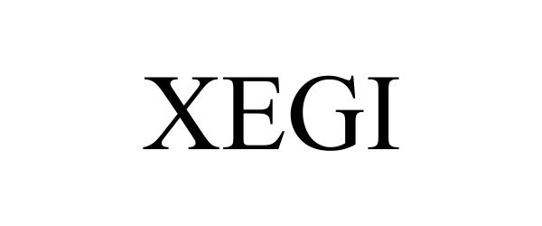 Trademark Logo XEGI