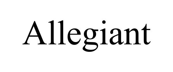 Trademark Logo ALLEGIANT