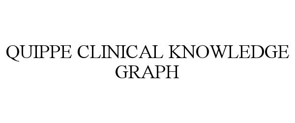 Trademark Logo QUIPPE CLINICAL KNOWLEDGE GRAPH
