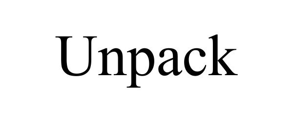 Trademark Logo UNPACK