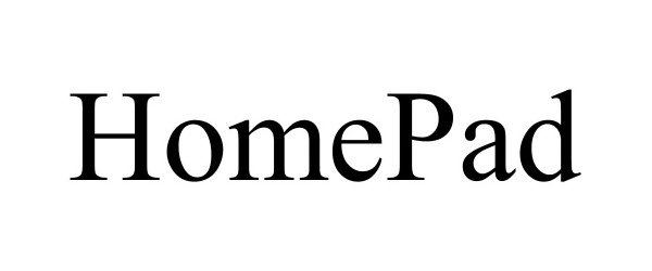 Trademark Logo HOMEPAD