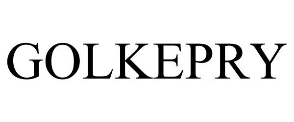 Trademark Logo GOLKEPRY