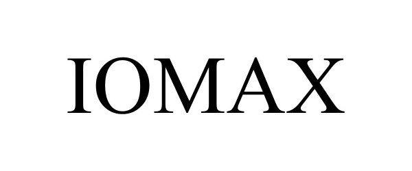 Trademark Logo IOMAX