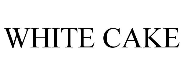 Trademark Logo WHITE CAKE