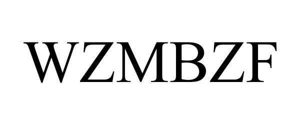 Trademark Logo WZMBZF