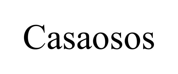 Trademark Logo CASAOSOS