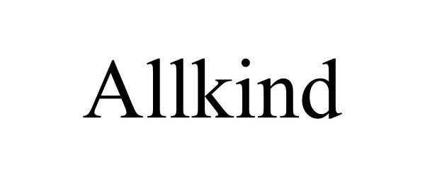 Trademark Logo ALLKIND