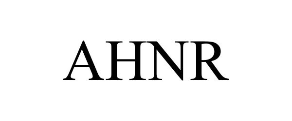 Trademark Logo AHNR