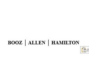  BOOZ ALLEN HAMILTON