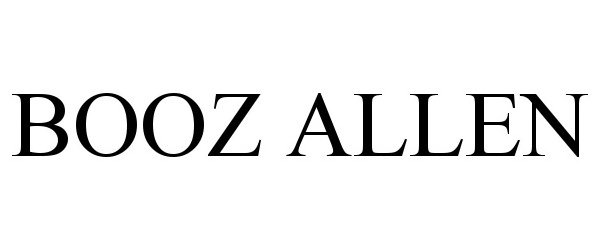  BOOZ ALLEN