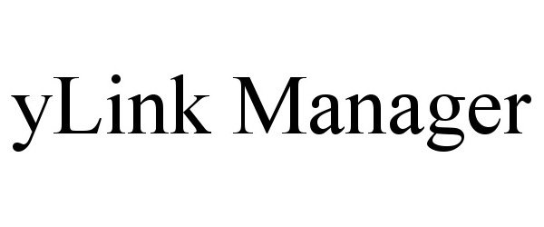 Trademark Logo YLINK MANAGER
