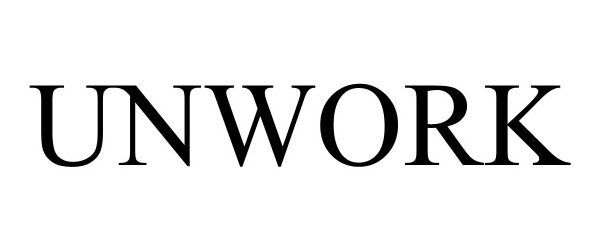Trademark Logo UNWORK