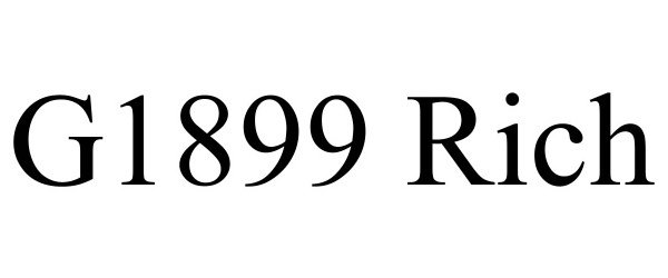  G1899 RICH